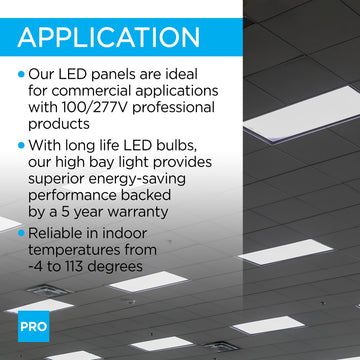 2 ft. X 4 ft. 50-Watt Dimmable Integrated LED Flat Panel Flush Mount Light with 5500 Lumens 5000K - JONATHAN Y